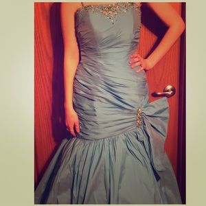 Light Blue Mermaid Dress